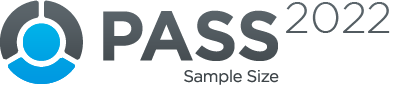 PASS - Power Analysis and Sample Size Software